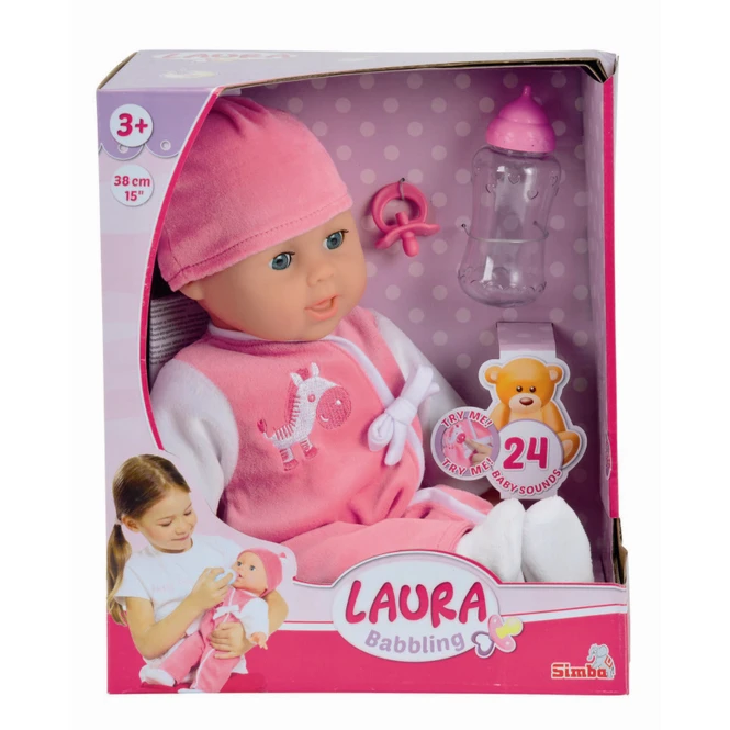 SIMBA TOYs My Laura Puppe Mit Babysprache Simba 5 SIMBA TOYs My Laura Puppe Mit Babysprache Simba – Bild 3