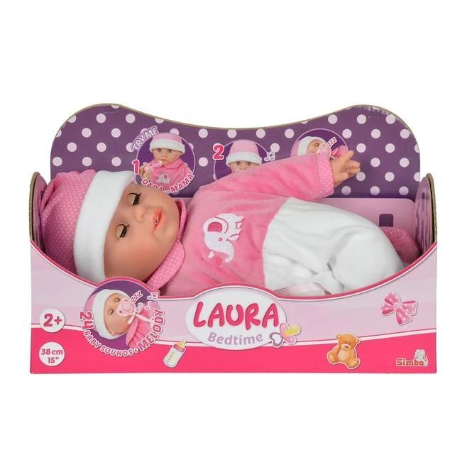 SIMBA TOYs Laura Schlafenszeit Puppe Mit Sound Von Simba 5 SIMBA TOYs Laura Schlafenszeit Puppe Mit Sound Von Simba – Bild 3