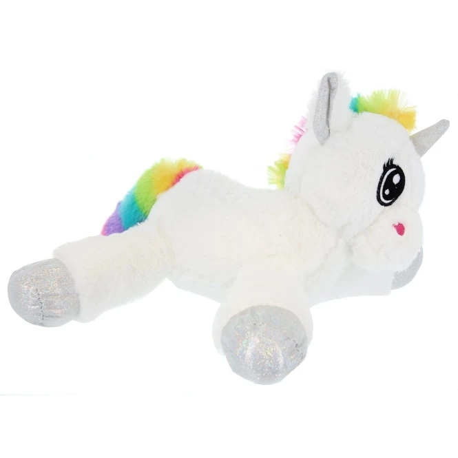 Besttoy - Plüsch Einhorn - Silber - Liegend 3 Besttoy - Plüsch Einhorn - Silber - Liegend