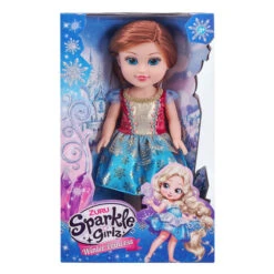 Zuru Sparkle Girlz - Modepuppe - Winterprinzessin - Blau -Spielzeug Aktionen Geschäft 222512 4894680014688 Zuru Sparkle Girlz Winterprinzessin