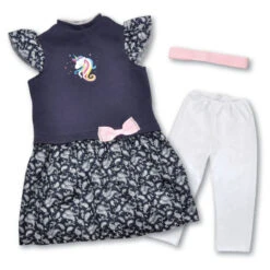 Besttoy - Puppenkleidung Für Josy - Einhorn 7 Besttoy - Puppenkleidung Für Josy - Einhorn -Spielzeug Aktionen Geschäft 223063 4016096396428 besttoy laufpuppe kleidung einhorn blau 02