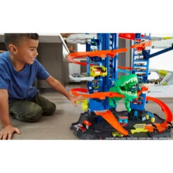 MATTEL Hot Wheels - Megacity Parkgarage -Spielzeug Aktionen Geschäft 223286 887961813425 mattel hw rennbahn hw ultimate garage 03