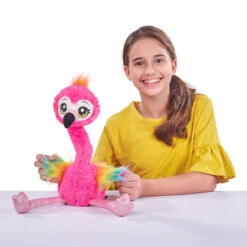 Zuru Pets Alive - Plüsch-Flamingo Frankie -Spielzeug Aktionen Geschäft 225425 4894680013957 zuru petsalive flamingo frankie 04