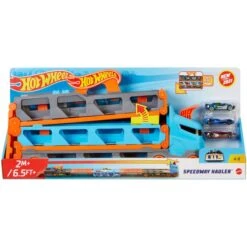 MATTEL Hot Wheels City - 2 In 1 Rennbahn-Transporter -Spielzeug Aktionen Geschäft 226357 887961925203 mattel hotwheels rennbahn transporter 04