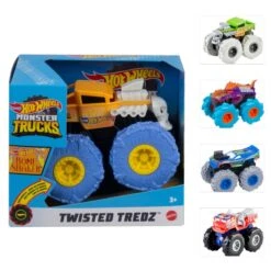 MATTEL Hot Wheels Monster Trucks - Twisted Tredz - 1 Stück -Spielzeug Aktionen Geschäft 226532 titel