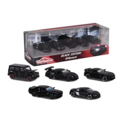 Majorette - Geschenkset Fahrzeuge - Black Edition