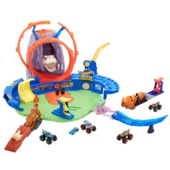 MATTEL Hot Wheels Monster Trucks - Spielset - T-Rex Vulkanarena -Spielzeug Aktionen Geschäft 231491 887961974782 mattel hw arena 06