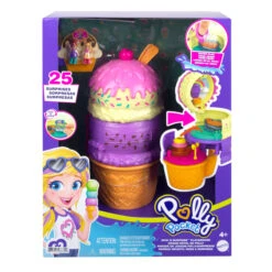 MATTEL Polly Pocket - Eiswaffel Schatulle -Spielzeug Aktionen Geschäft 231837 194735042760 mattel polly pocket ice cream 07