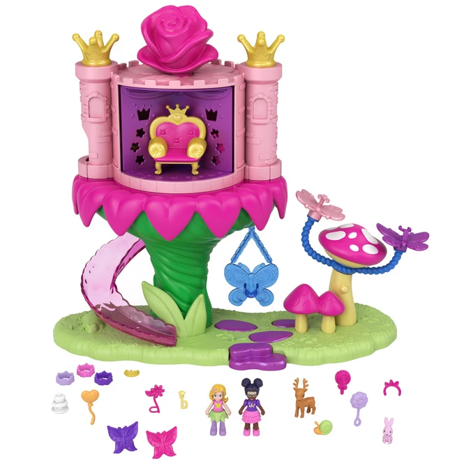MATTEL Polly Pocket - Regenbogen-Einhornspaß Feenflug 6 MATTEL Polly Pocket - Regenbogen-Einhornspaß Feenflug – Bild 4