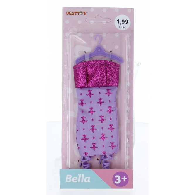 Besttoy - Modepuppenkleid - Cocktailkleid - Lila-Pink 3 Besttoy - Modepuppenkleid - Cocktailkleid - Lila-Pink