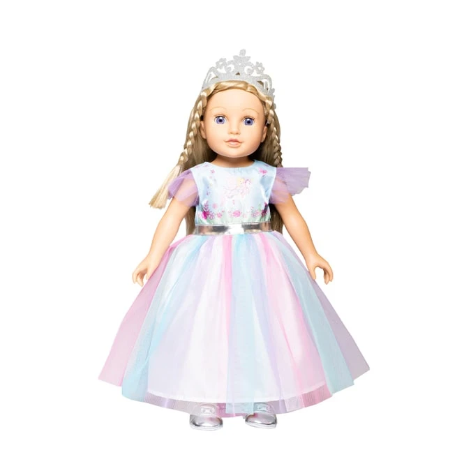 Puppenkleid - Fee Und Einhorn - Größe 35 - 45 Cm 6 Puppenkleid - Fee Und Einhorn - Größe 35 - 45 Cm – Bild 4