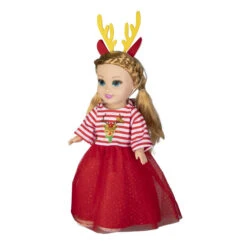 Puppen-Weihnachtskleid - Größe 35 - 45 Cm 9 Puppen-Weihnachtskleid - Größe 35 - 45 Cm -Spielzeug Aktionen Geschäft 234031 4001949021510 heless kleid 01