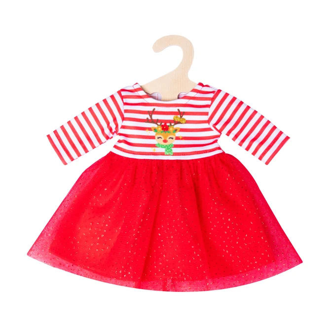 Puppen-Weihnachtskleid - Größe 35 - 45 Cm 3 Puppen-Weihnachtskleid - Größe 35 - 45 Cm
