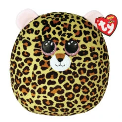 TY - Squish A Boo - Plüsch Kissen - Leopard Livvie - Ca. 35 Cm