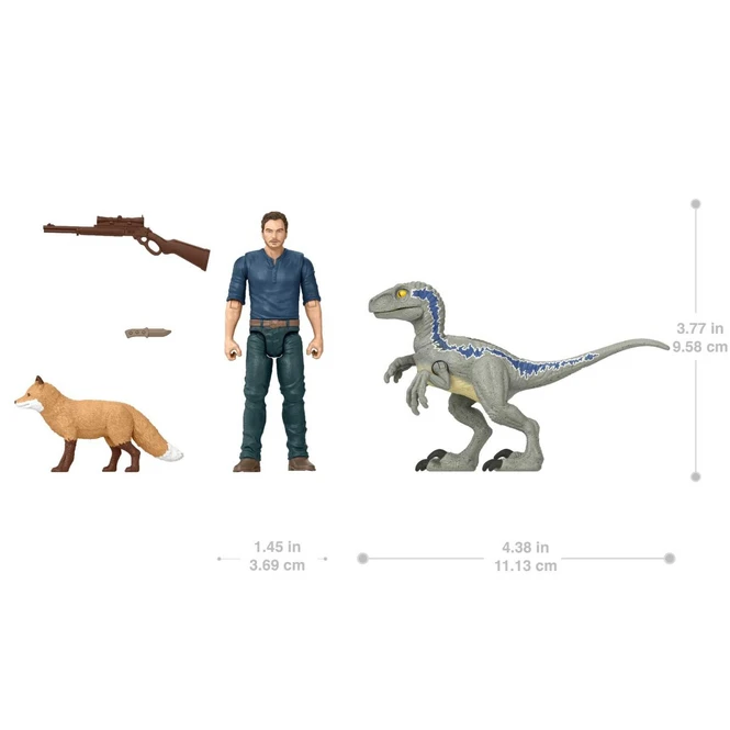 MATTEL Jurassic World - Human & Dino Pack - 1 Stück 5 MATTEL Jurassic World - Human & Dino Pack - 1 Stück – Bild 3