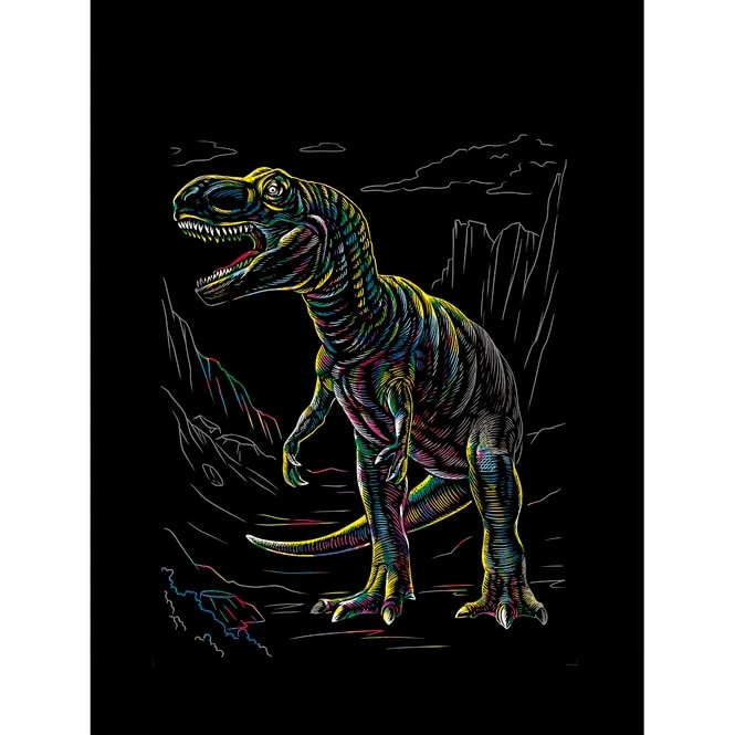 Besttoy - Kratzbild T-Rex 3 Besttoy - Kratzbild T-Rex