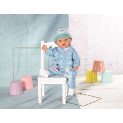 Zapf Creation BABY Born - Deluxe Jeans Overall - 43 Cm -Spielzeug Aktionen Geschäft 241654 4001167832592 zapf baby born deluxe jeans overall 03