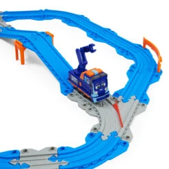 SPIN MASTER Mighty Express - Schienen Set Mit Push-and-Go Zug Mechaniker Milo -Spielzeug Aktionen Geschäft 242080 778988359761 spin master mighty express train track 04