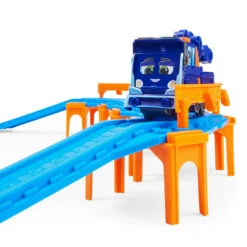 SPIN MASTER Mighty Express - Schienen Set Mit Push-and-Go Zug Mechaniker Milo -Spielzeug Aktionen Geschäft 242080 778988359761 spin master mighty express train track 06