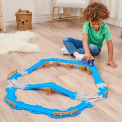 SPIN MASTER Mighty Express - Schienen Set Mit Push-and-Go Zug Mechaniker Milo -Spielzeug Aktionen Geschäft 242080 778988359761 spin master mighty express train track 07