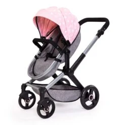 Kombi Puppenwagen Xeo - Rosa-Grau 7 Kombi Puppenwagen Xeo - Rosa-Grau -Spielzeug Aktionen Geschäft 242138 4003336170306 ulba puppenwagen xeo rosa 02