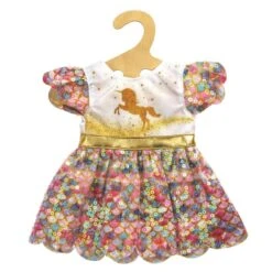 Puppen-Glitzerkleid - Einhorn Goldy - Größe 35 - 45 Cm -Spielzeug Aktionen Geschäft 242287 4001949022319 heless glitzerkleid einhorn goldy 01