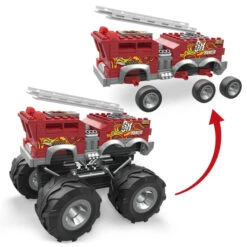 MATTEL MEGA Hot Wheels - 5 Alarm Monster Truck & Feuerwehrfahrzeug -Spielzeug Aktionen Geschäft 242505 194735064441 mattel truck feuerwehrfahrzeug 03