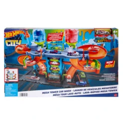 MATTEL Hot Wheels City - Farbwechsel Auto-Waschanlage 14 MATTEL Hot Wheels City - Farbwechsel Auto-Waschanlage -Spielzeug Aktionen Geschäft 242514 194735028955 hotwheels city mega turm autowaschanlage mattel 10