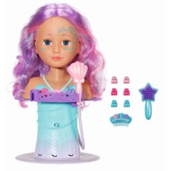 Zapf Creation BABY Born - Sister - Stylingkopf Meerjungfrau -Spielzeug Aktionen Geschäft 245392 4001167835364 zapf babyborn sister styling head 02