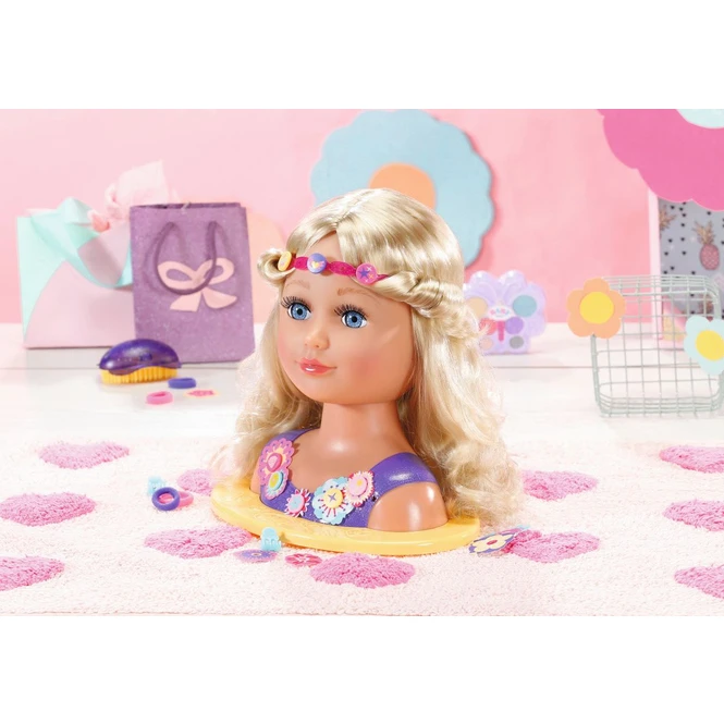 Zapf Creation BABY Born - Sister - Styling Head - Schminkkopf 3 Zapf Creation BABY Born - Sister - Styling Head - Schminkkopf