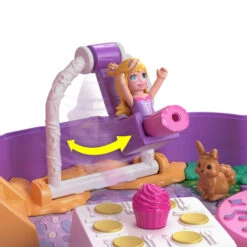 MATTEL Polly Pocket - Süße Träume Cupcake Schatulle - Cupcake Bakery