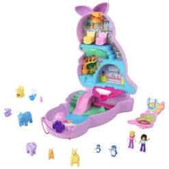 MATTEL Polly Pocket - Mama Und Joey Känguru Tasche -Spielzeug Aktionen Geschäft 247133 194735108664 Mattel Polly Pocket Kaenguru Schatulle 01