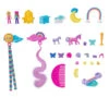 MATTEL Polly Pocket - Einhorn Haarspiel Schatulle