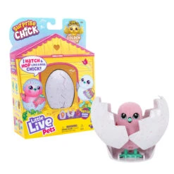 Little Live Pets - Surprise Chick - Vogel Im Ei - Rosa -Spielzeug Aktionen Geschäft 247463 630996264515 moose toys little live pets surprise chick einzelpack rosa 01