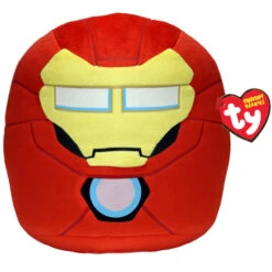 Marvel - Ty Squishy Beanies - Plüsch Kissen Iron Man - Ca. 31 Cm
