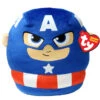 Marvel - Ty Squishy Beanies - Plüsch Kissen Captain America - Ca. 31 Cm -Spielzeug Aktionen Geschäft 248125 8421393558 TY Deutschland Marvel Squishy Beanie Captain America 01