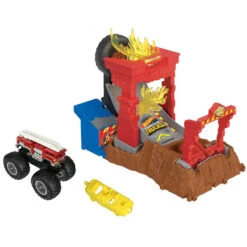 MATTEL Hot Wheels - Monster Trucks - Arena Smashers - 5 Alarm - Fire Crash Challenge