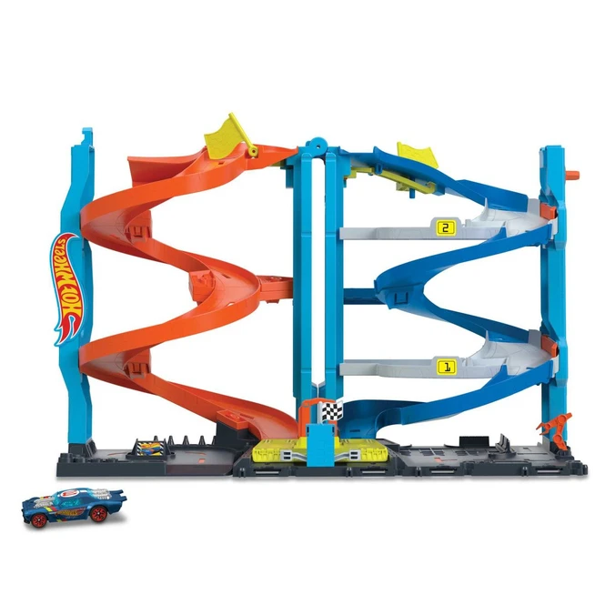 MATTEL Hot Wheels - City - 2 In 1 Rennturm 3 MATTEL Hot Wheels - City - 2 In 1 Rennturm