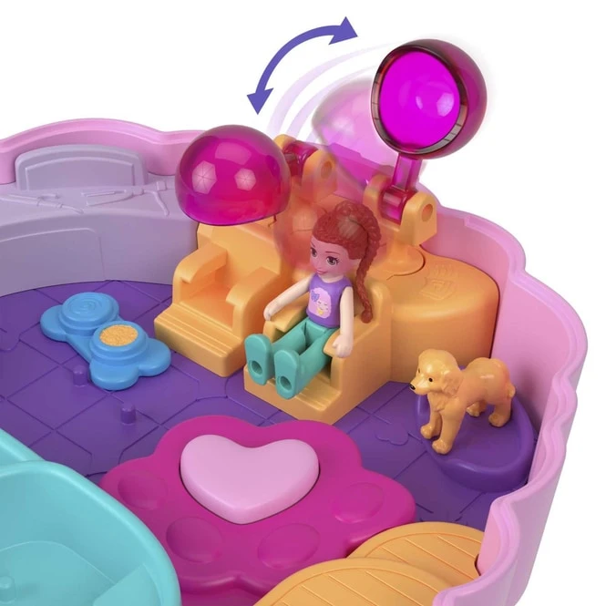 MATTEL Polly Pocket - Stylischer Pudel - Schatulle 4 MATTEL Polly Pocket - Stylischer Pudel - Schatulle – Bild 2