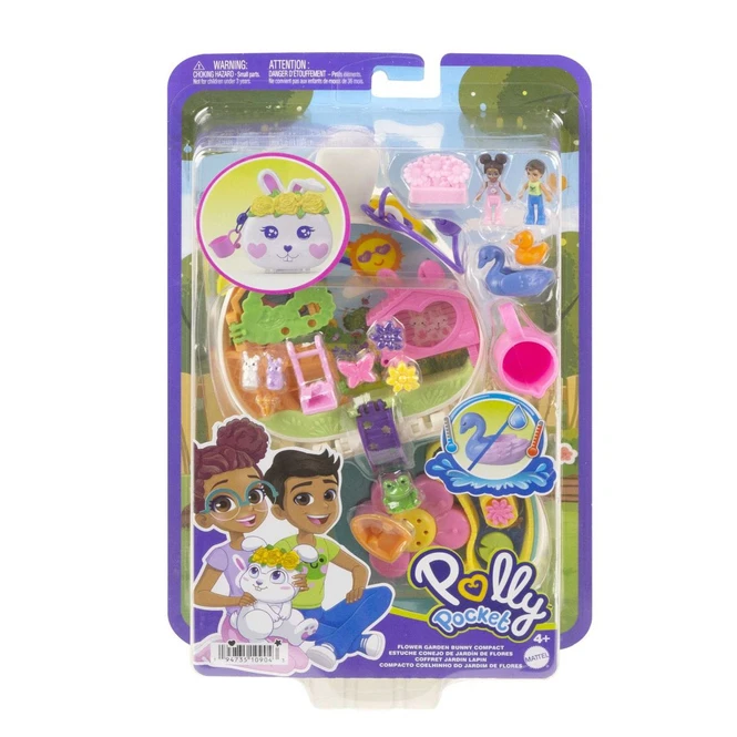 MATTEL Polly Pocket - Blumen-Häschen - Schatulle 6 MATTEL Polly Pocket - Blumen-Häschen - Schatulle – Bild 4