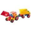 Wader - Basics Traktor Mit Schaufel Und Anhänger 1 Wader - Basics Traktor Mit Schaufel Und Anhänger -Spielzeug Aktionen Geschäft 36130