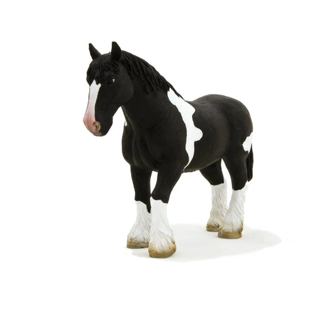 Besttoy Farmland - Clydesdale Pferd Schwarz-weiß - Spielfigur 387085 3 Besttoy Farmland - Clydesdale Pferd Schwarz-weiß - Spielfigur 387085