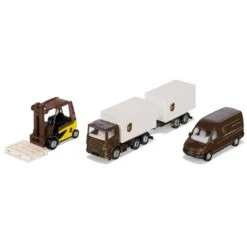 Siku Super 6324 - UPS Logistik Set -Spielzeug Aktionen Geschäft 4006874063246 209177