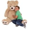 Besttoy - XXL Plüsch-Bär Mit Tatzen - Beige - Ca. 135 Cm 2 Besttoy - XXL Plüsch-Bär Mit Tatzen - Beige - Ca. 135 Cm -Spielzeug Aktionen Geschäft 4016096302863 199730