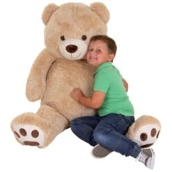 Besttoy - XXL Plüsch-Bär Mit Tatzen - Beige - Ca. 135 Cm