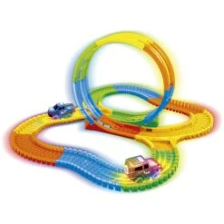 Rennbahn Zum Zusammenstecken - Glow In The Dark -Spielzeug Aktionen Geschäft 4016096366704 21185111