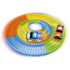 Rennbahn Zum Zusammenstecken - Glow In The Dark -Spielzeug Aktionen Geschäft 4016096366704 2118519