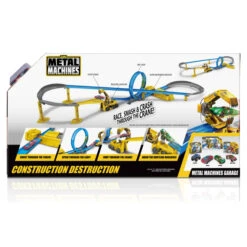 Zuru Metal Machines Rennbahn - Construction Destruction - Inkl. 2 Fahrzeuge -Spielzeug Aktionen Geschäft 6703 metalmachines constructiondestruction 04